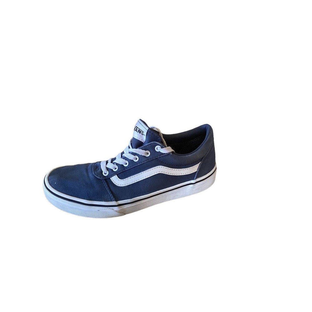 Vans 500714 Old Skool Blue Canvas Skate Sneakers Missy Youth 5.5 Y - Picture 2 of 9